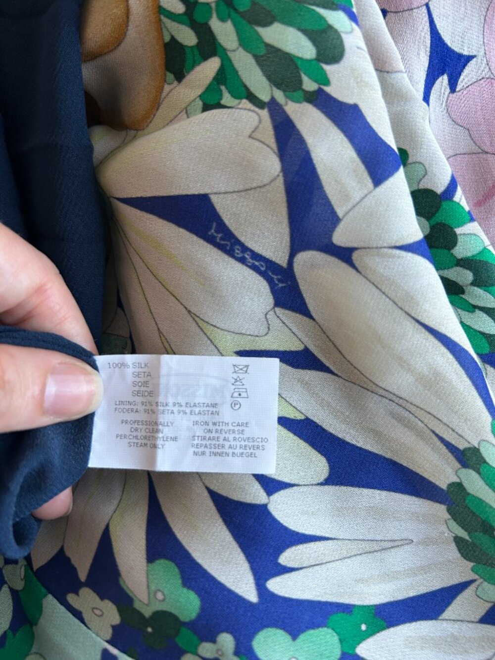 Missoni Silk Beaded Dress NWT Size 38 Embellished Pearls - Picture 7 of 7